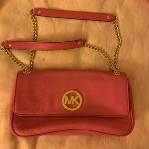 Michael Kors small pink shoulder bag